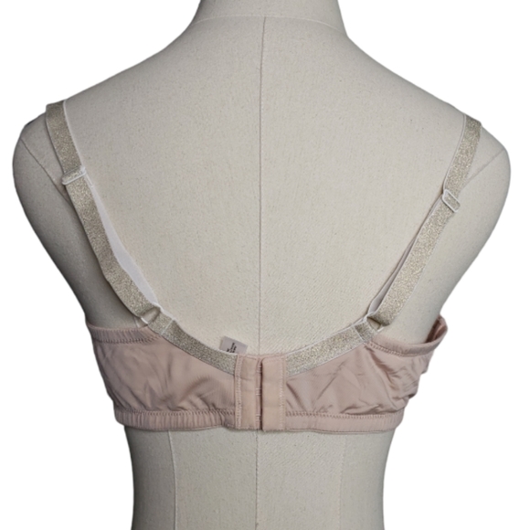 Perfects Perfectly Australian Balconette Padded Underwire Lace Sparkles Bra 38 C - Picture 12 of 13